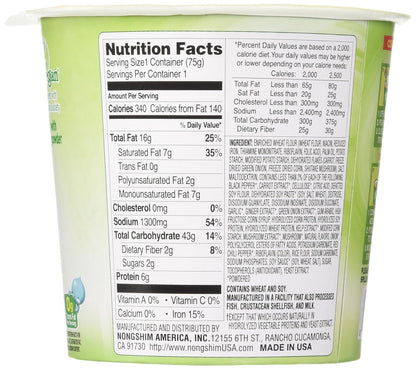 single-serve microwavable cup (2.6 oz) requiring no additional cookware