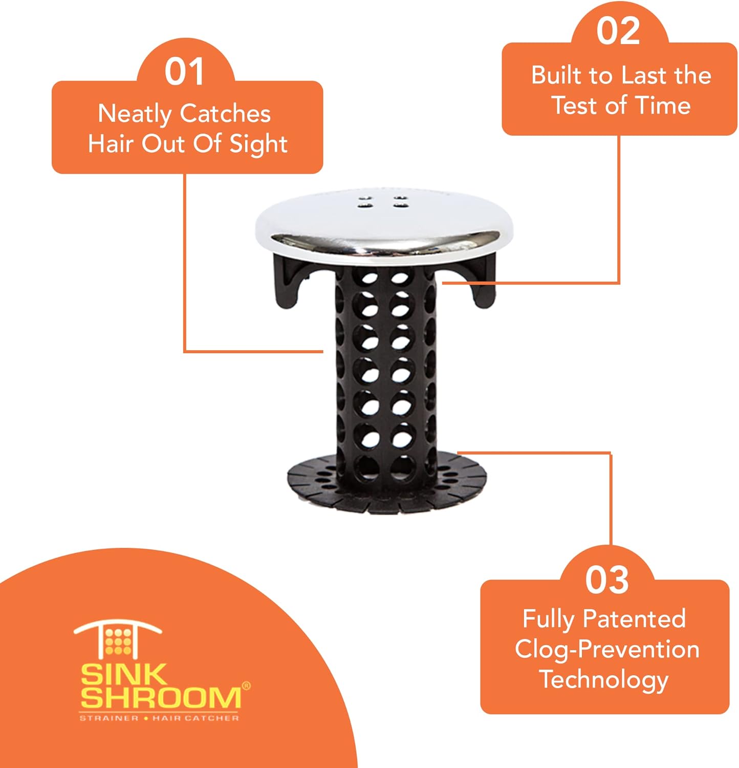 SinkShroom Chrome Edition - Thoughtful Housewarming Gift for Homeowners and First-Time Apartment Renters