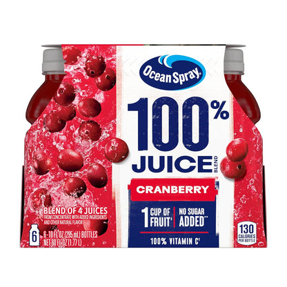 six 10 fl oz single-serve bottles per pack