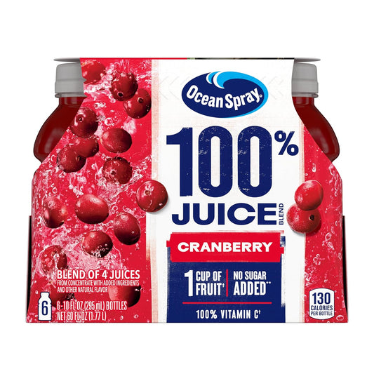 six 10 fl oz single-serve bottles per pack
