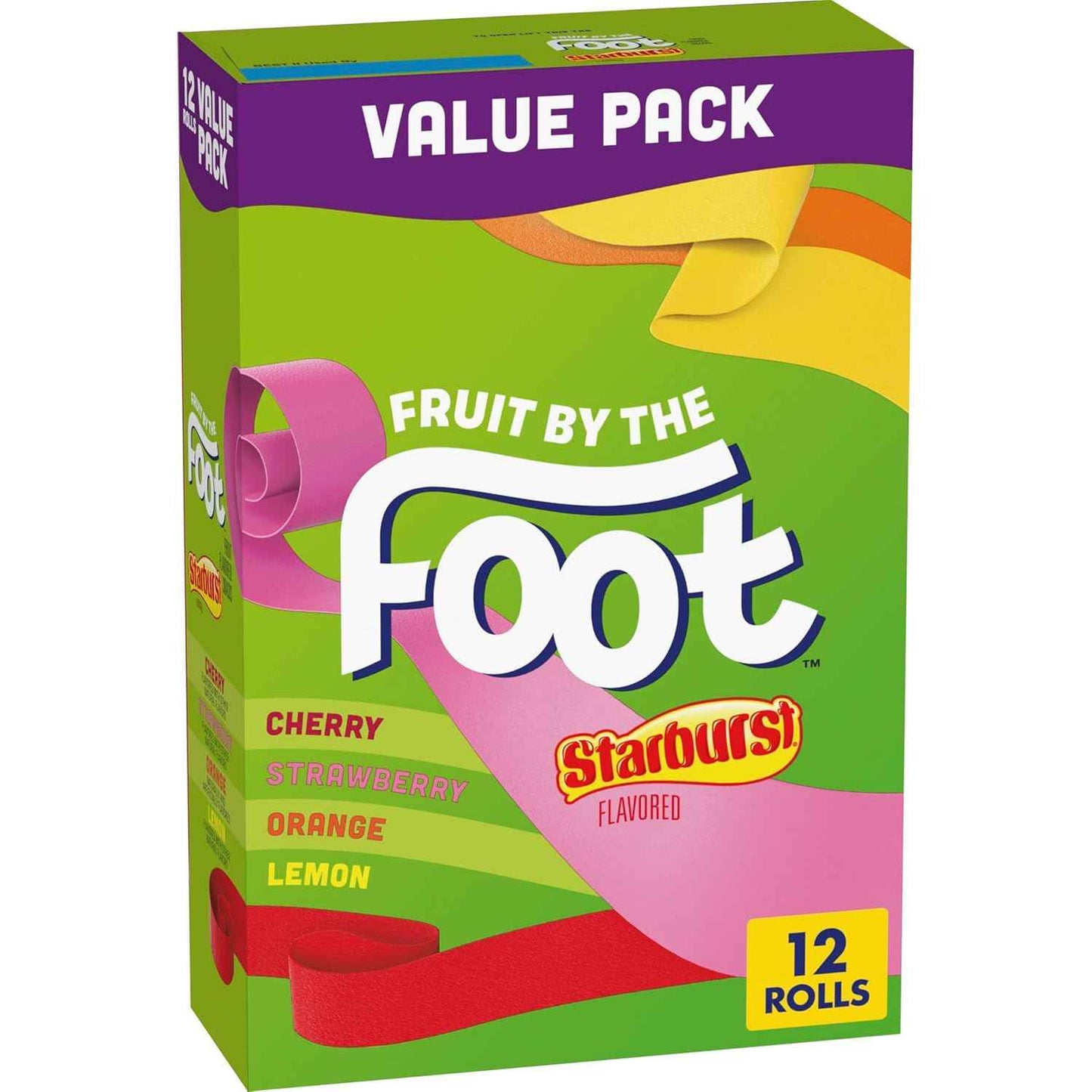 Fruit by the Foot Berry Tie-Dye and Strawberry Snacks – Wholesome Pantry Staple for Meal Prep and Lunch Packing