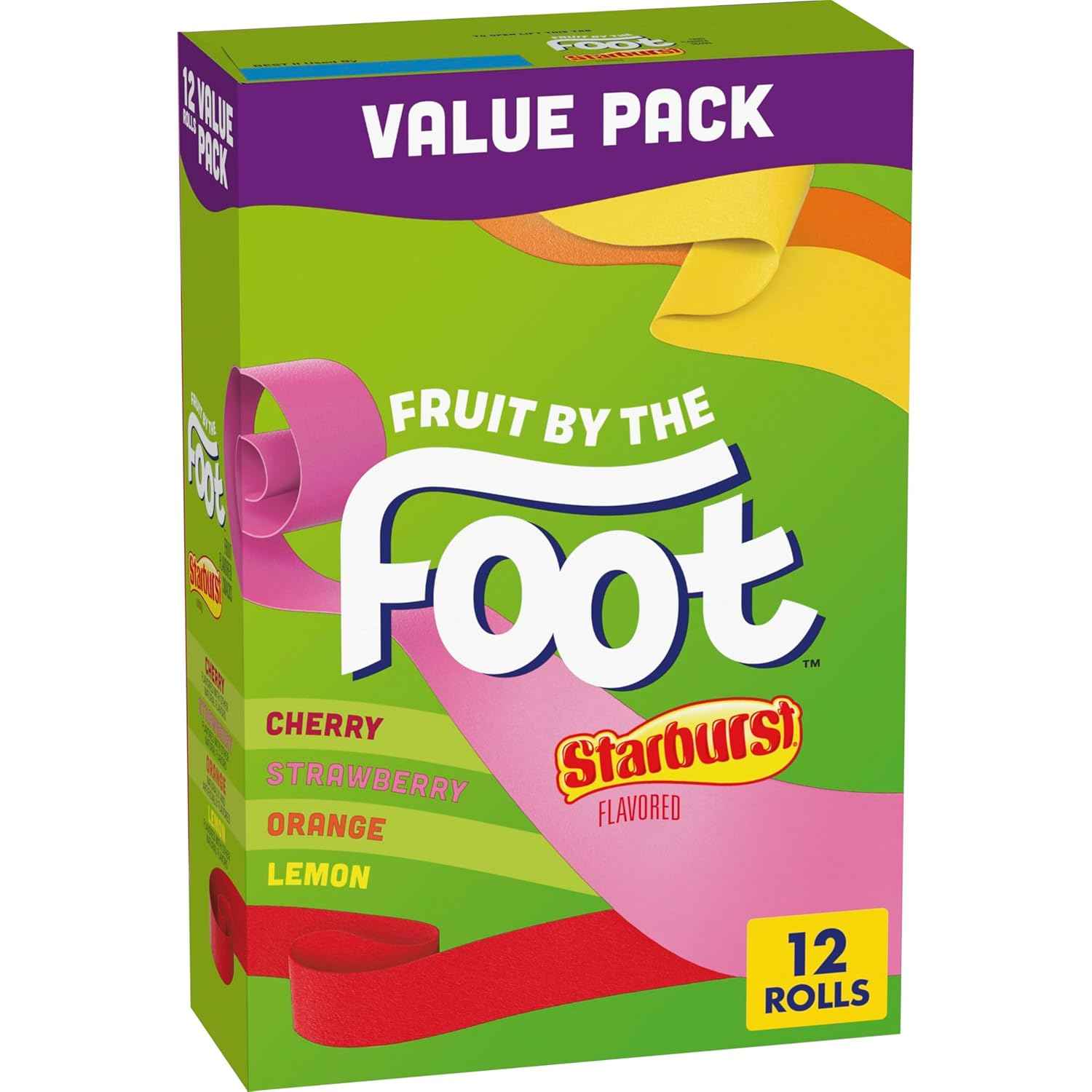 Fruit by the Foot Berry Tie-Dye and Strawberry Snacks – Wholesome Pantry Staple for Meal Prep and Lunch Packing