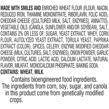 six available flavor variants including disney mickey mouse, flavor blasted xtra cheddar, whole grain, sharp cheddar, and colors
