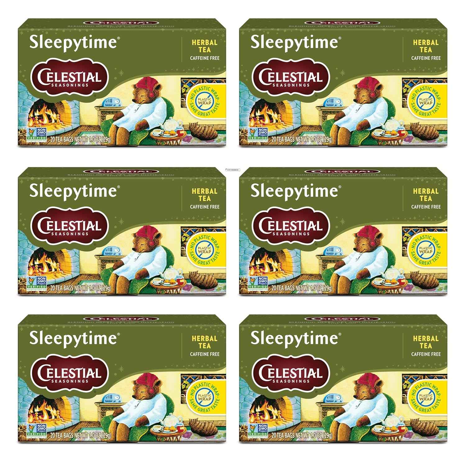 Celestial Seasonings Sleepytime Bulk Variety – Nightly Herbal Tea Ritual with Lavender, Vanilla and Honey for Stress Relief