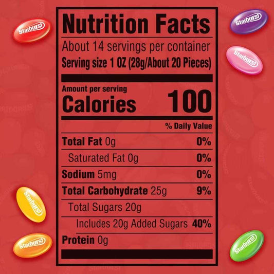 STARBURST Original Jelly Beans Chewy Candy, 14 oz Bag – Colorful Easter Basket Candy Safe for Kids and Toddlers