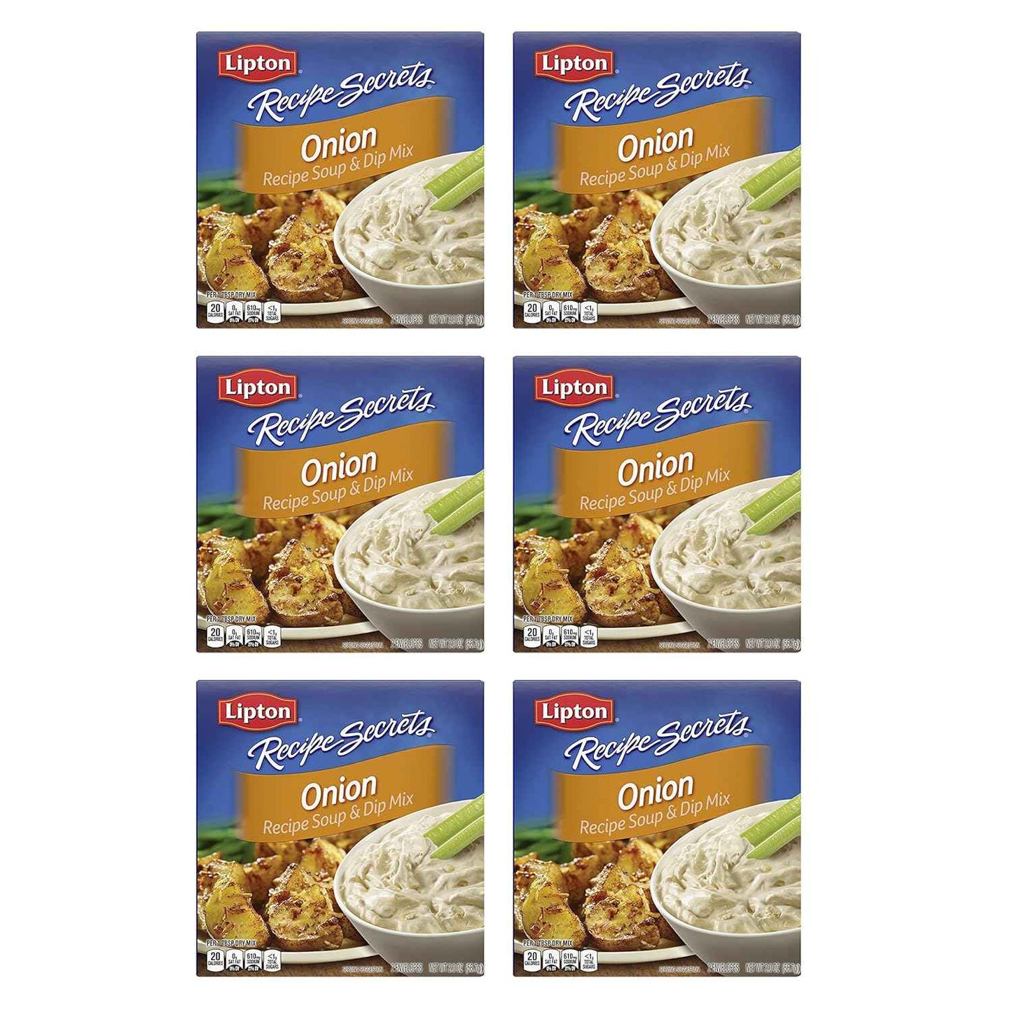 Lipton Recipe Secrets Onion Soup and Dip Mix – Practical Housewarming Gift for New Homeowners Stocking the Pantry