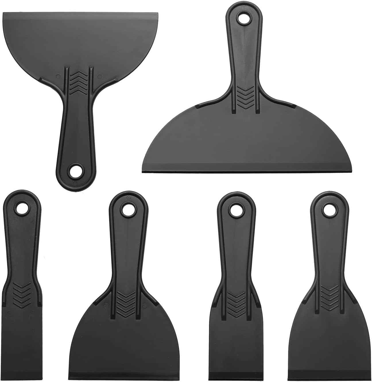 Putty Knife 6 Pack – Thoughtful Housewarming Gift for New Homeowners, Flexible Wall Repair Scraper Set