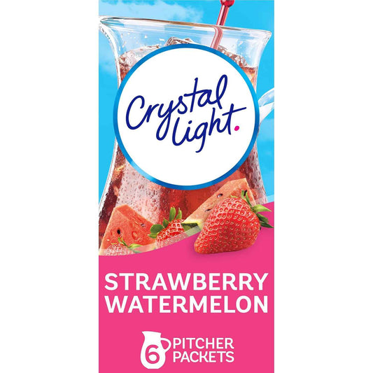 Crystal Light Powdered Strawberry Watermelon Packets – Lightweight Hydration for Camping Trips