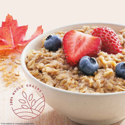 Quaker Protein Instant Oatmeal Maple Brown Sugar – 2-Minute Desk Breakfast for Busy Professionals and Commuters, 12g Protein Packets