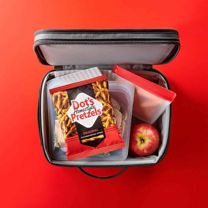 Dot's Pretzels BBQ Pretzel Snacks – Resealable Travel Bag for Camping and Picnics