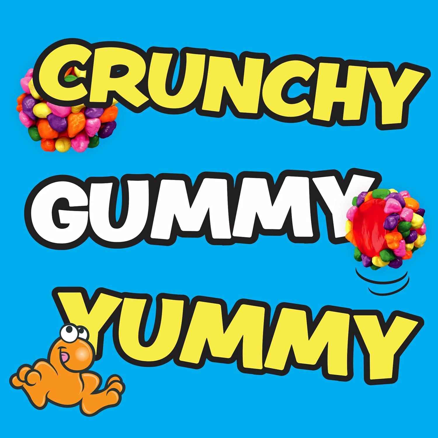 NERDS Juicy Gummy Clusters – Portable Road Trip and Car Cup Holder Snack for Outdoor Adventures, 7.15 oz