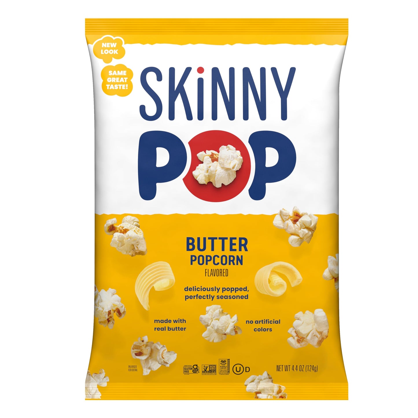 SkinnyPop Butterbeer Popcorn – Mindful Portion Controlled Snack for Wellness Routines, 160 Calorie Servings