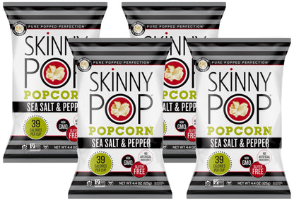 SkinnyPop Butterbeer Popcorn – Mindful Portion Controlled Snack for Wellness Routines, 160 Calorie Servings