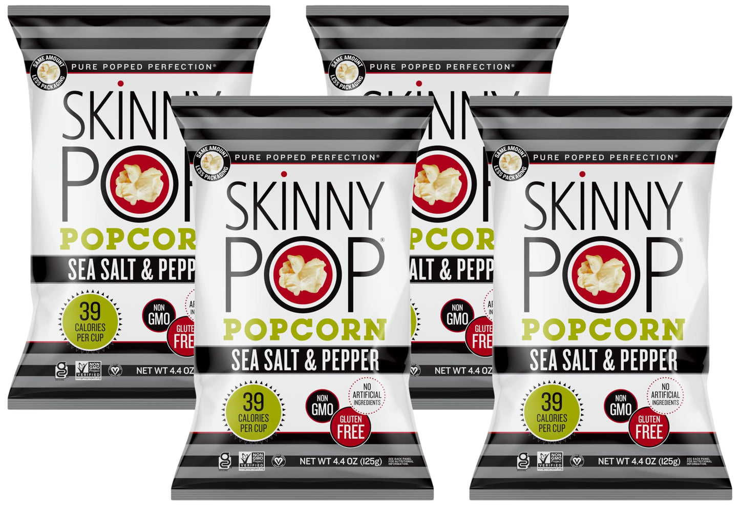 SkinnyPop Butterbeer Popcorn – Mindful Portion Controlled Snack for Wellness Routines, 160 Calorie Servings