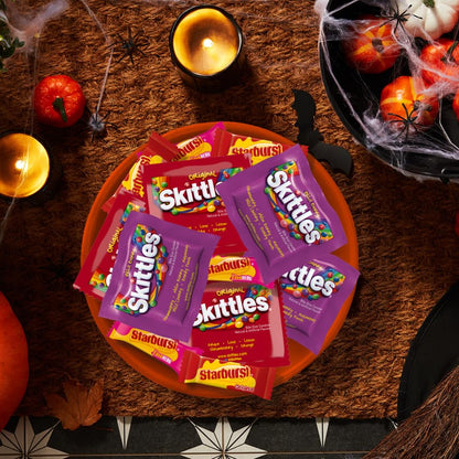SKITTLES Assorted Candy Bulk Variety – Christmas Stocking Stuffer & Easter Basket Gift Pack, 95 Piece Count