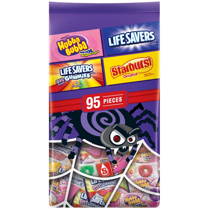 SKITTLES Assorted Candy Bulk Variety – Christmas Stocking Stuffer & Easter Basket Gift Pack, 95 Piece Count