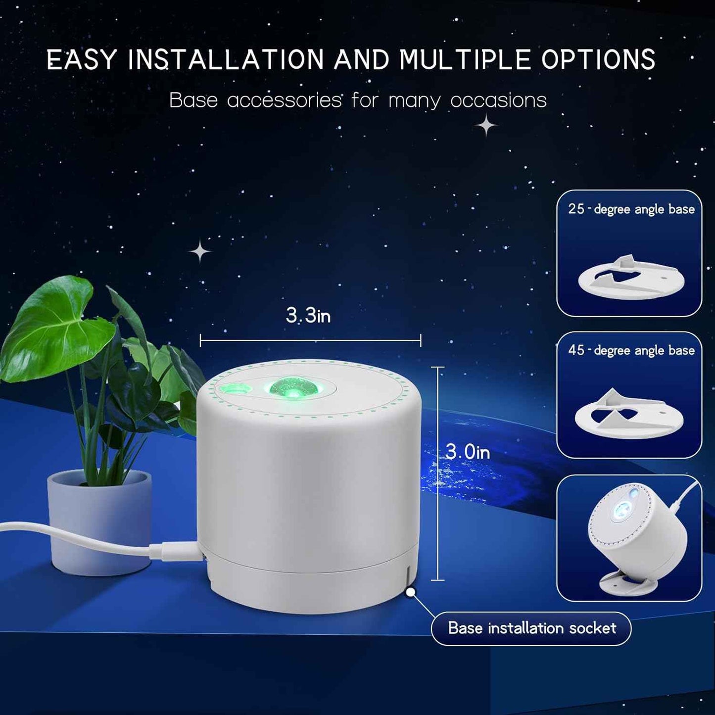 Star Projector with Timer and Music Sync – Thoughtful Housewarming and Holiday Gift for Couples, Teens, and Grandkids, Aurora Borealis Light