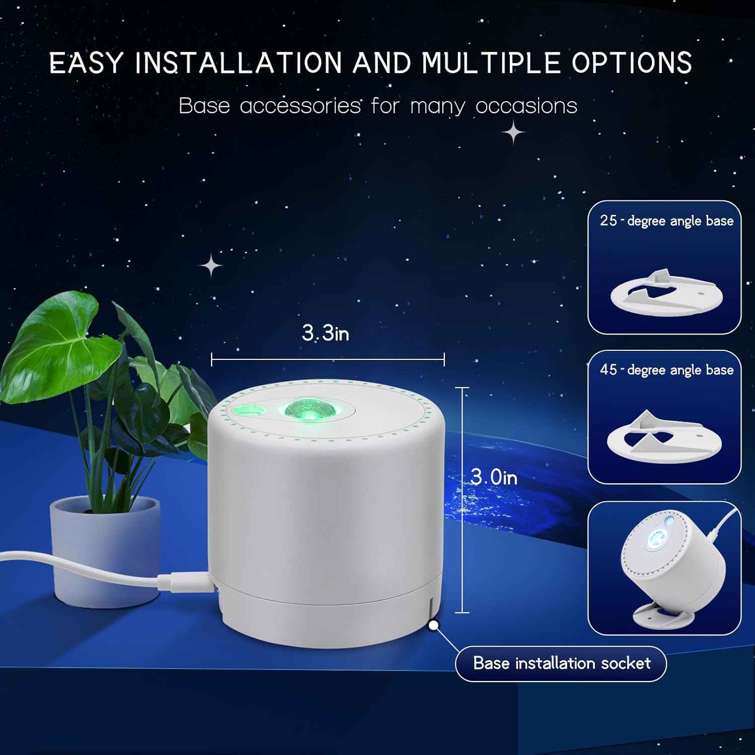 Star Projector with Timer and Music Sync – Thoughtful Housewarming and Holiday Gift for Couples, Teens, and Grandkids, Aurora Borealis Light