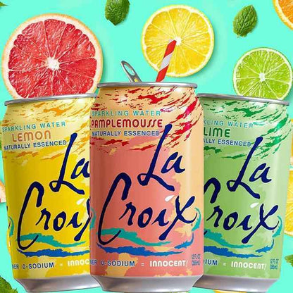 La Croix Sparkling Water Strawberry Peach – Lightweight Aluminum Can for Camping Coolers