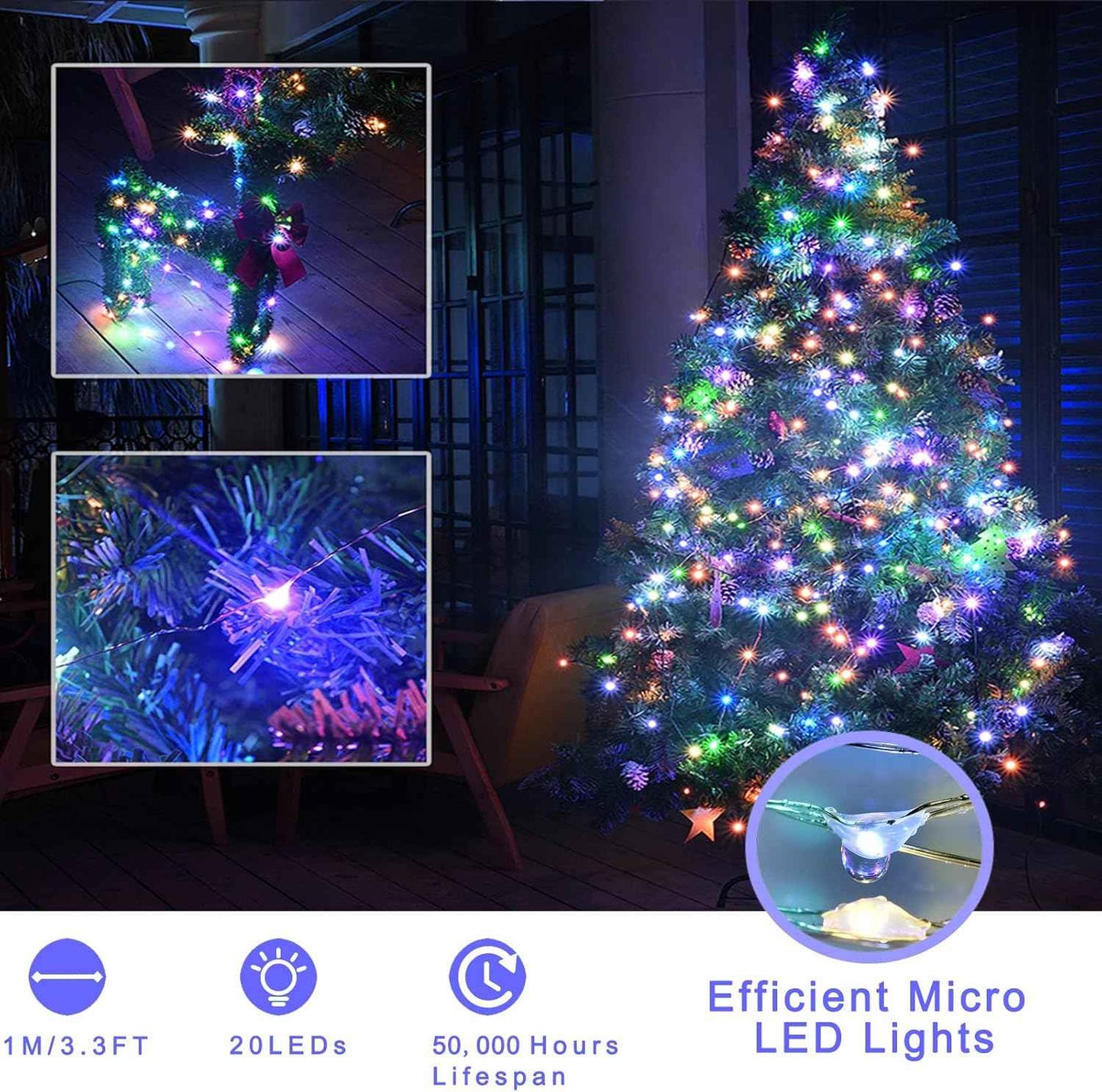 Luminara Mini LED Lights – Housewarming Gift Idea, 6-Pack Twinkle Lights for New Home and Apartment Setup