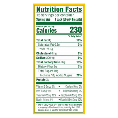 belVita Golden Oat Breakfast Bars 12-Pack — Slow-Release Carbs to Power Workdays and Pre-Meeting Focus