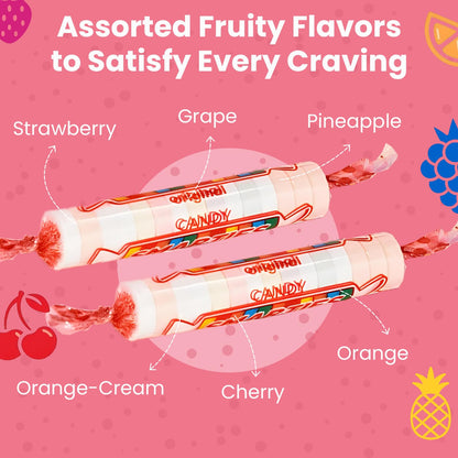 Smarties Original Candy Rolls - Lunchbox Snack for Kids, Individually Wrapped Gluten Free Treats, 1 Pound Bulk Bag