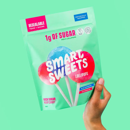 SmartSweets Lollipops – Guilt-Free Office Desk Snack for Calorie-Conscious Adults