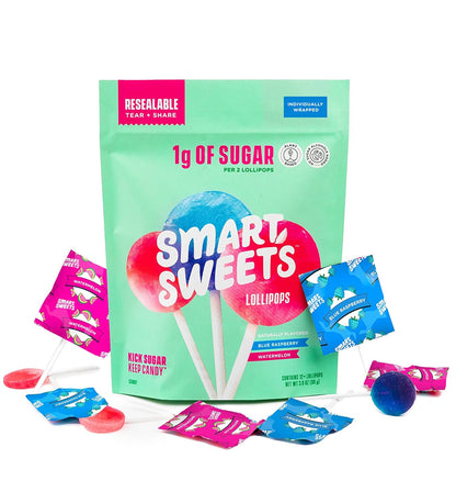 SmartSweets Lollipops – Guilt-Free Office Desk Snack for Calorie-Conscious Adults