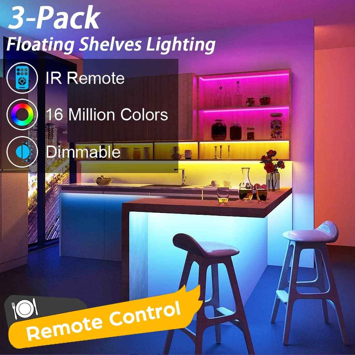 LuminGlow Battery LED Strip Lights – Low-Voltage Flameless Lighting Safe Around Kids, Pets, and Bedrooms