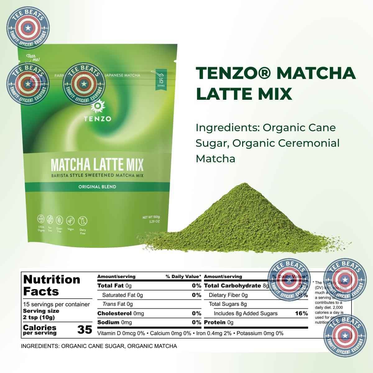 Tenzo Matcha Green Tea Powder – Clean-Label Organic Ceremonial Blend for the Intentional Kitchen Counter