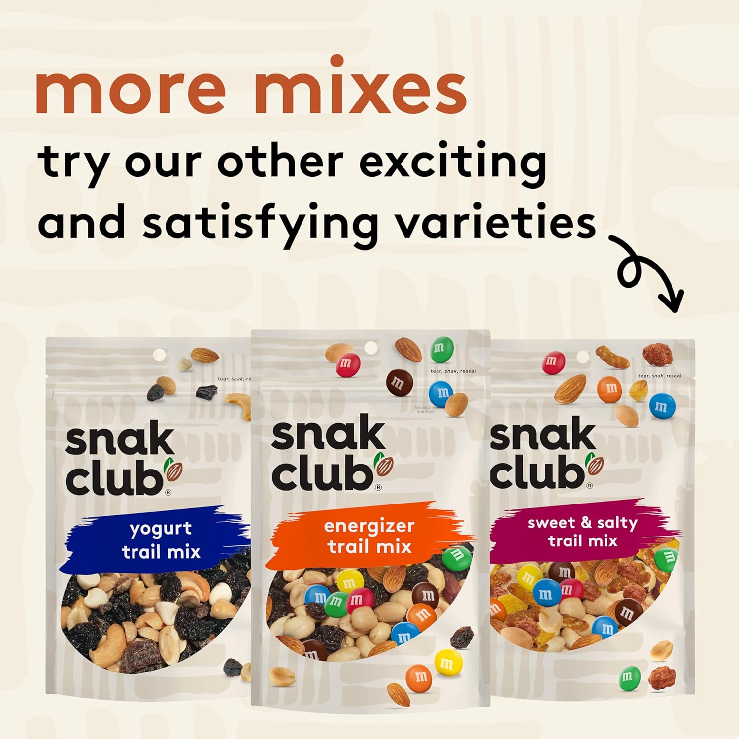 Snak Club Cajun Snack Mix – Family Friendly Lunchbox Add On with Sweet and Spicy Crunch Kids Love, 15 oz Resealable Pouch