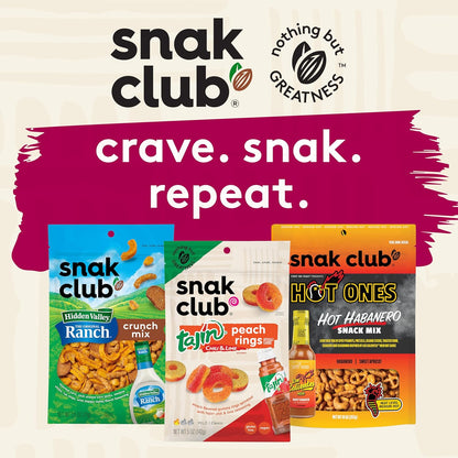 Snak Club Sweet & Salty Trail Mix, Family Size – Hiking Trail Snack for Active Adults, Resealable 14 oz Pouch