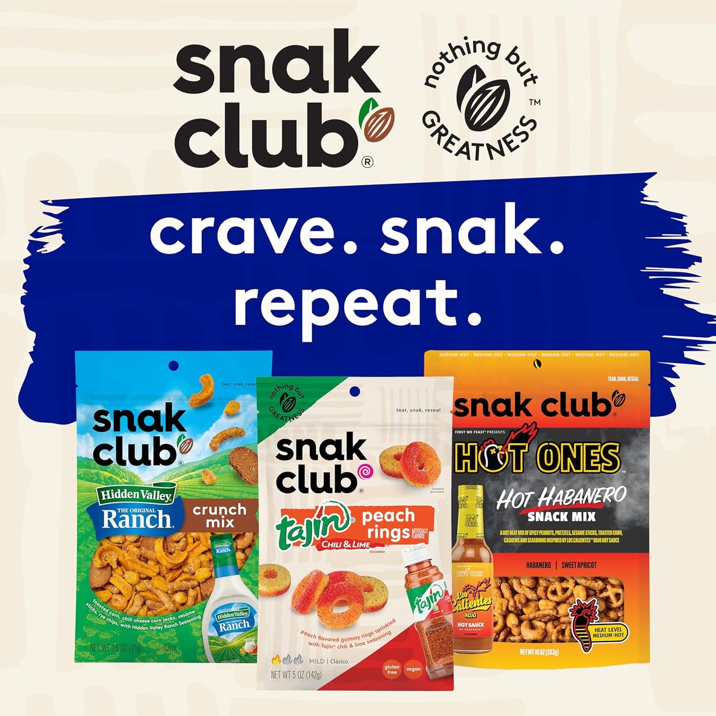 Snak Club Yogurt Trail Mix – Mindful Snacking Pantry Staple with No Artificial Colors, 3g Protein per Serving, 14 oz
