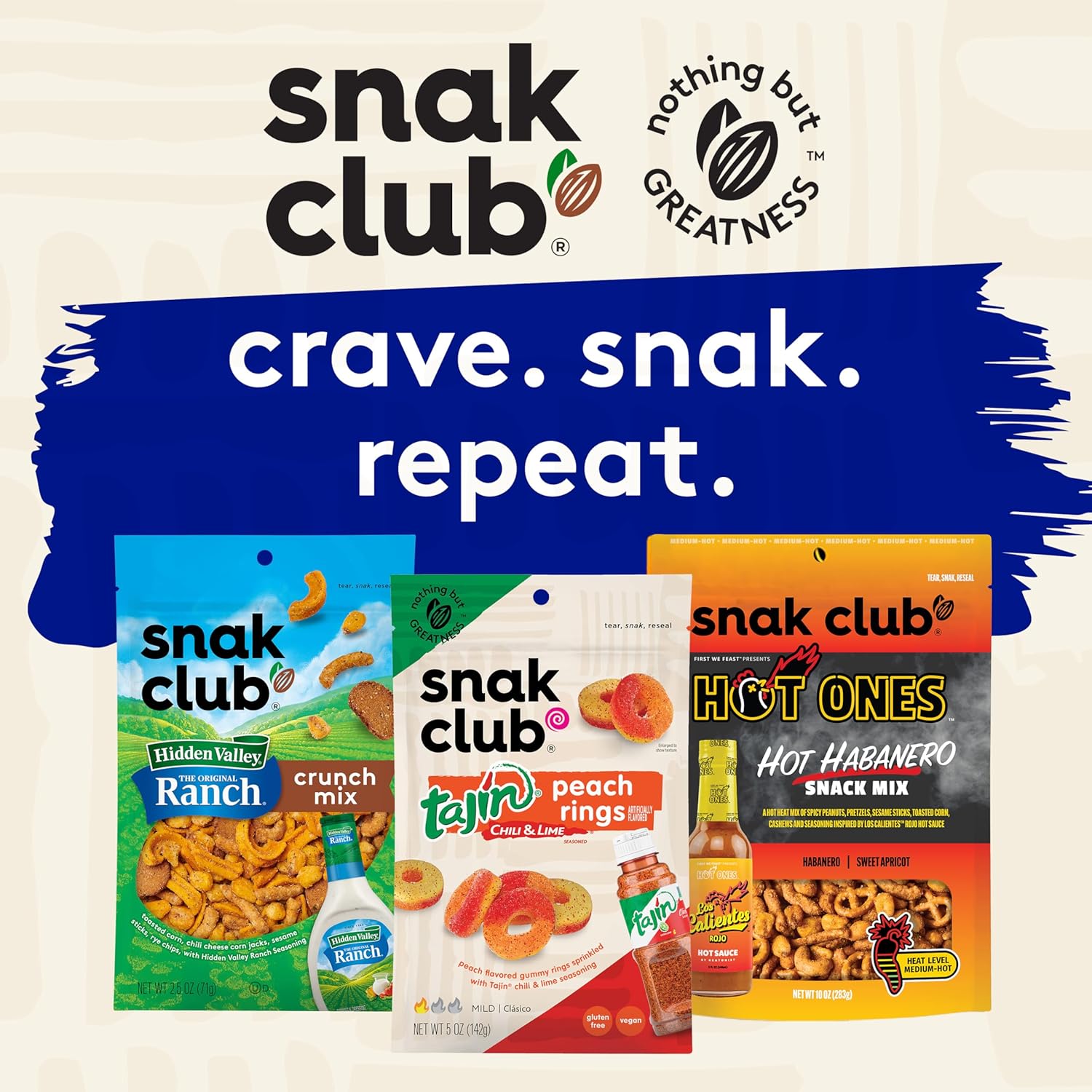 Snak Club Yogurt Trail Mix – Mindful Snacking Pantry Staple with No Artificial Colors, 3g Protein per Serving, 14 oz