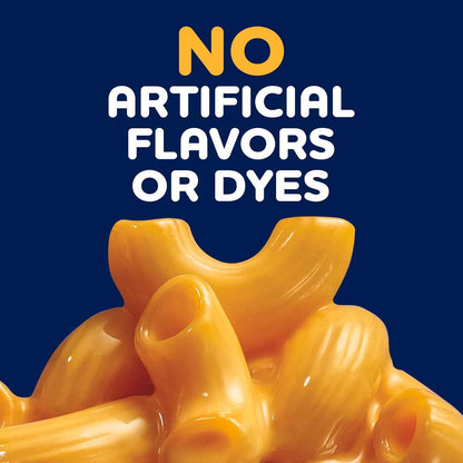 Kraft Deluxe Original Mac & Cheese – Quick Pantry Staple for College Students and Late-Night Study Dinners, 3 Pack