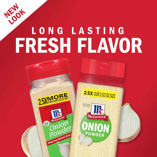 McCormick Onion Powder 7.62 oz – Weeknight Dinner Prep Spice for Busy Home Cooks