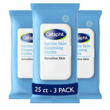 Cetaphil Face and Body Wipes – Gentle Nightly Cleansing Cloths for Sensitive Skin Self-Care Rituals