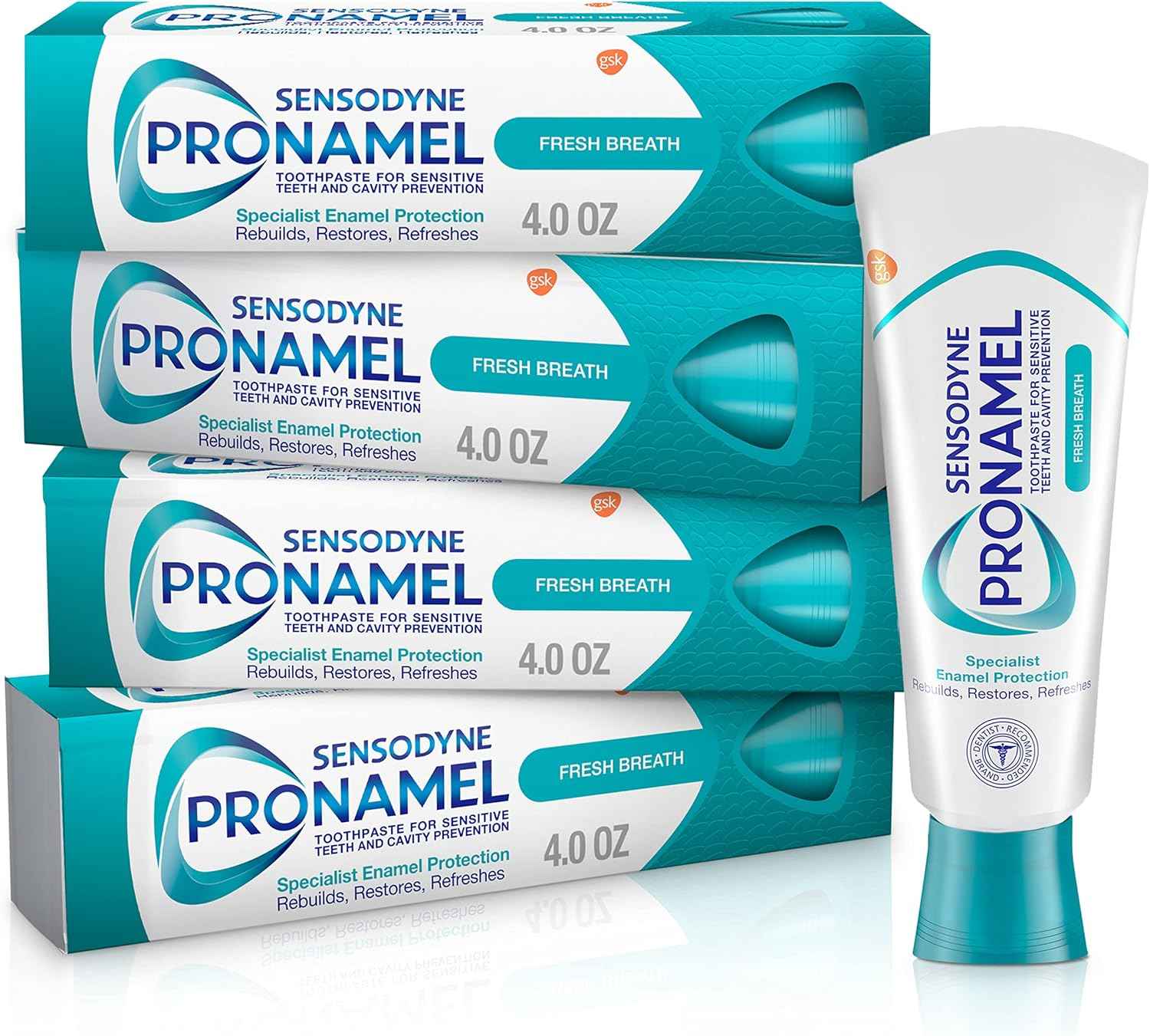 Sensodyne Pronamel Fresh Breath Enamel Toothpaste – Consistent Oral Care for Focus-Ready Workday Routines