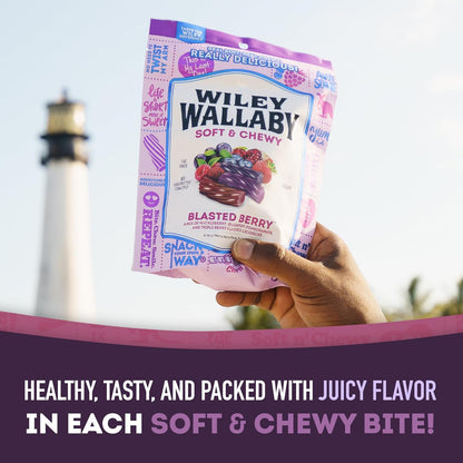 soft and chewy australian-style berry-flavored twists