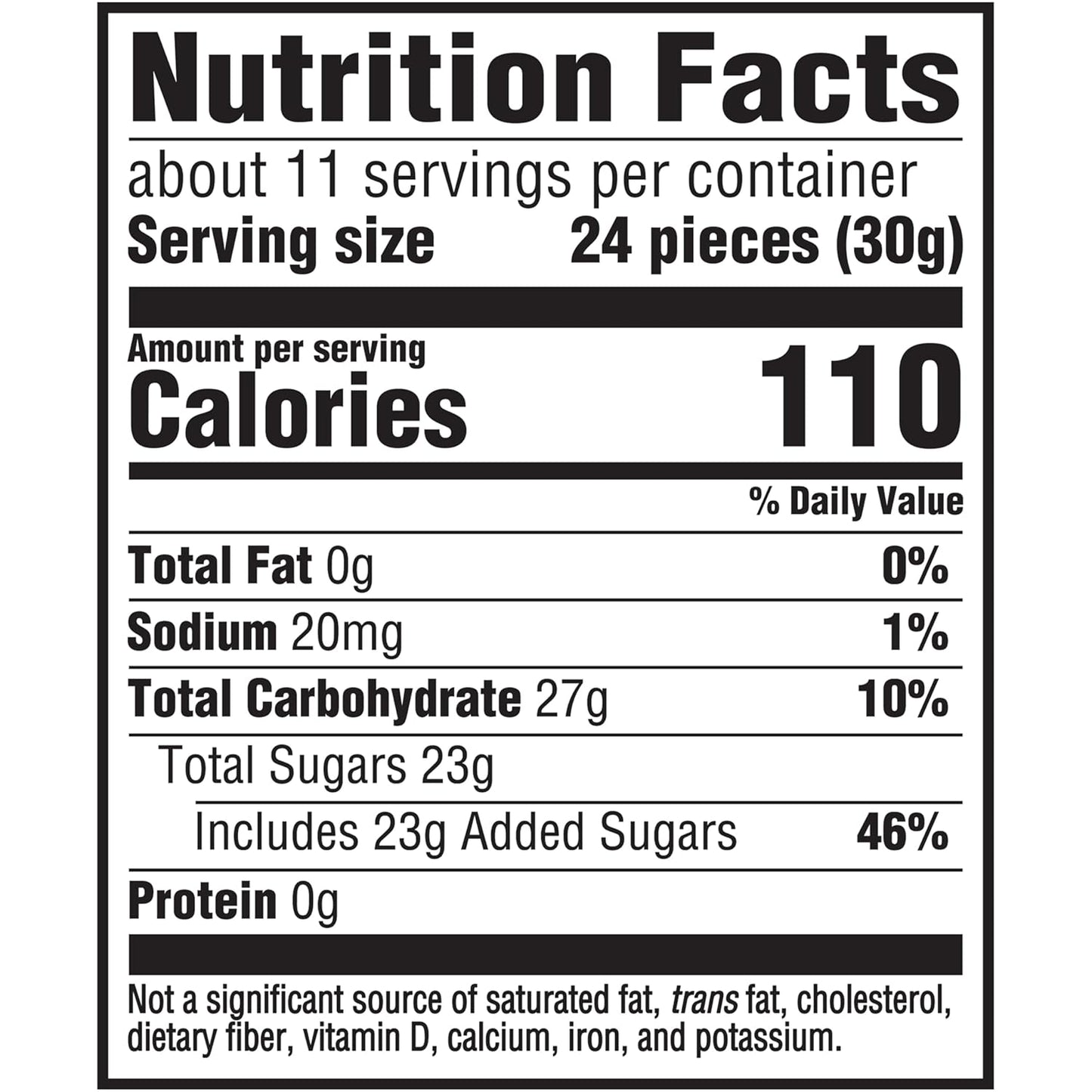 soft and chewy gummy texture in bite-sized pieces