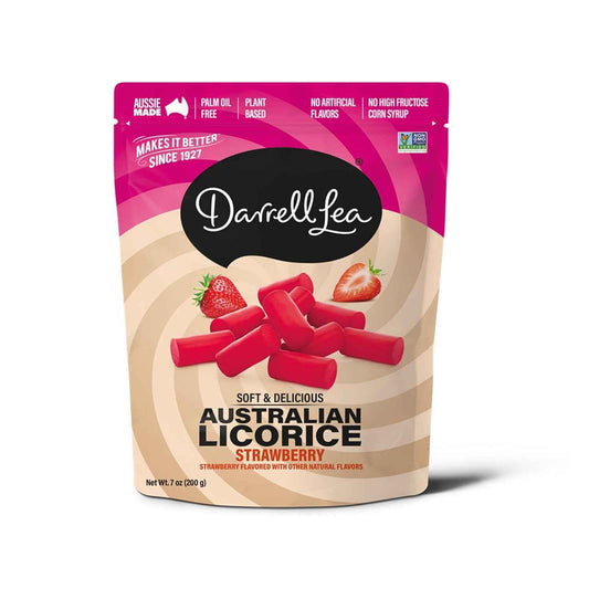 Darrell Lea Soft Licorice Candy – After-School Snack Station Favorite, Non-GMO and Naturally Colored (Mixed Fruit, 7 Ounce)