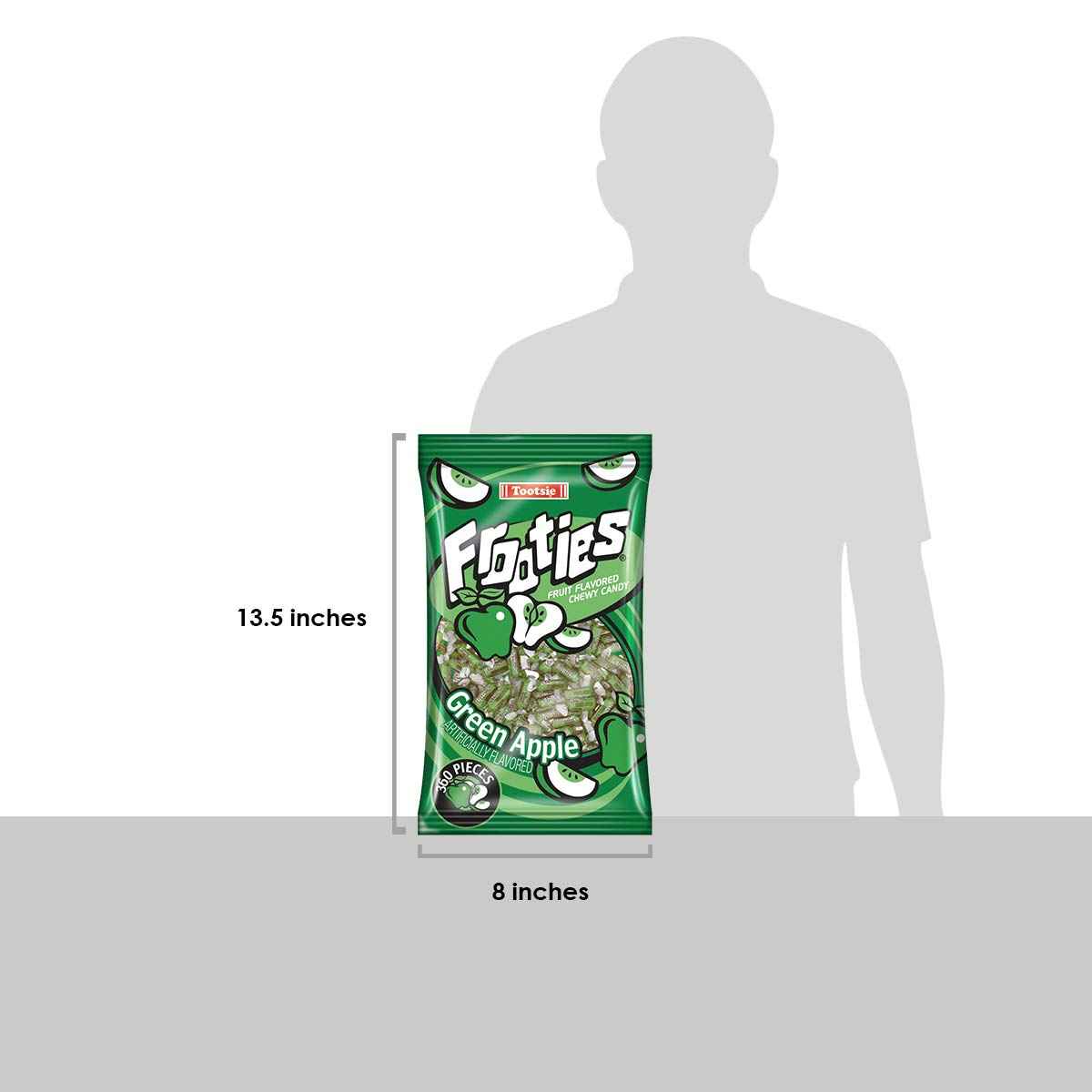 Tootsie Roll Green Frooties – Allergen Conscious Peanut Free and Gluten Free Candy for Sensitive Trick-or-Treaters