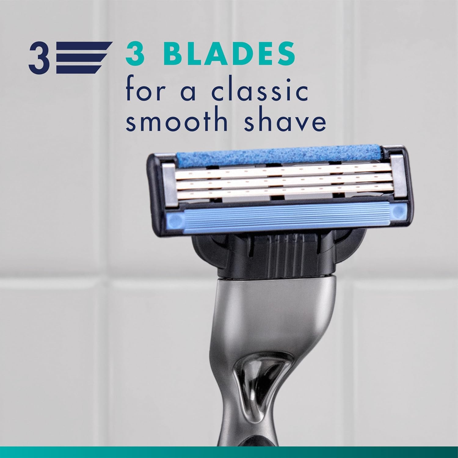soft micro fins that stretch and smooth skin before cutting