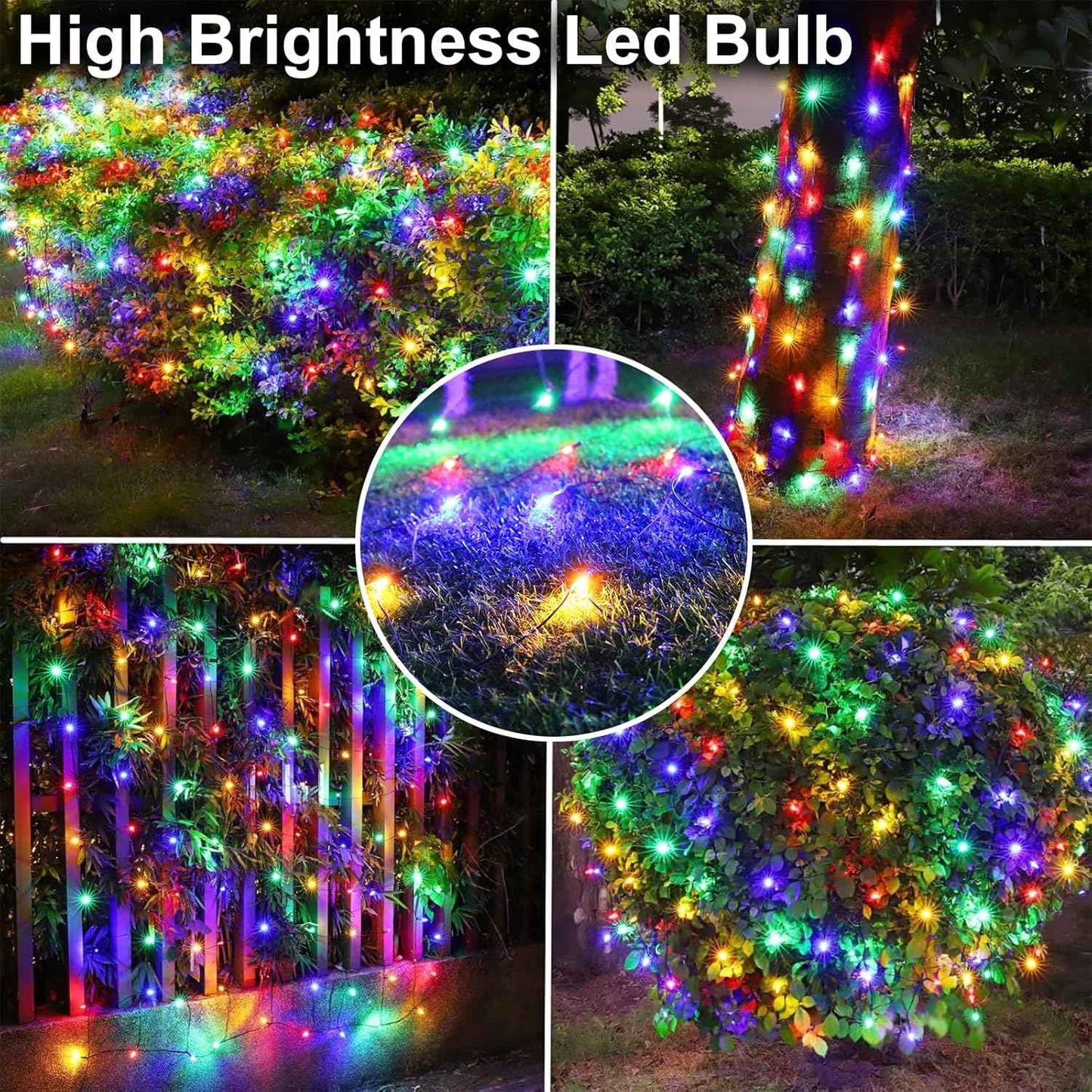 YAOZHOU Solar Christmas Net Lights – One-Step Drape Mesh for Clean, Uncluttered Holiday Decor on Shrubs & Hedges