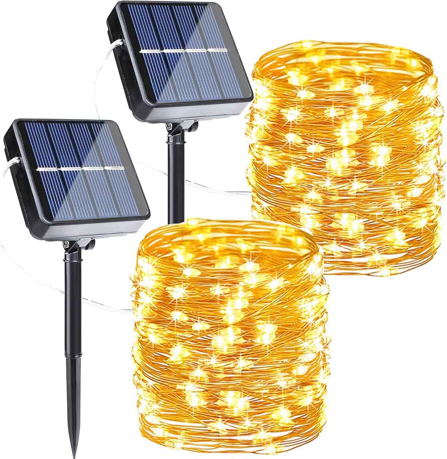 Joomer Solar Fairy Lights – Child-Safe Nursery String Lights with No Flame and Auto On/Off Sensor