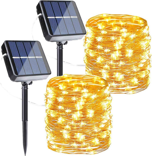 Joomer Solar Fairy Lights – Child-Safe Nursery String Lights with No Flame and Auto On/Off Sensor