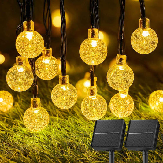 Brightown Solar String Lights – Thoughtful Birthday Gift for Mom and Her Backyard Garden Setup