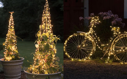 Solhice Battery LED String Lights 2 Pack – Child-Safe Nursery and Kids Bedroom Decor with Cool Bulbs