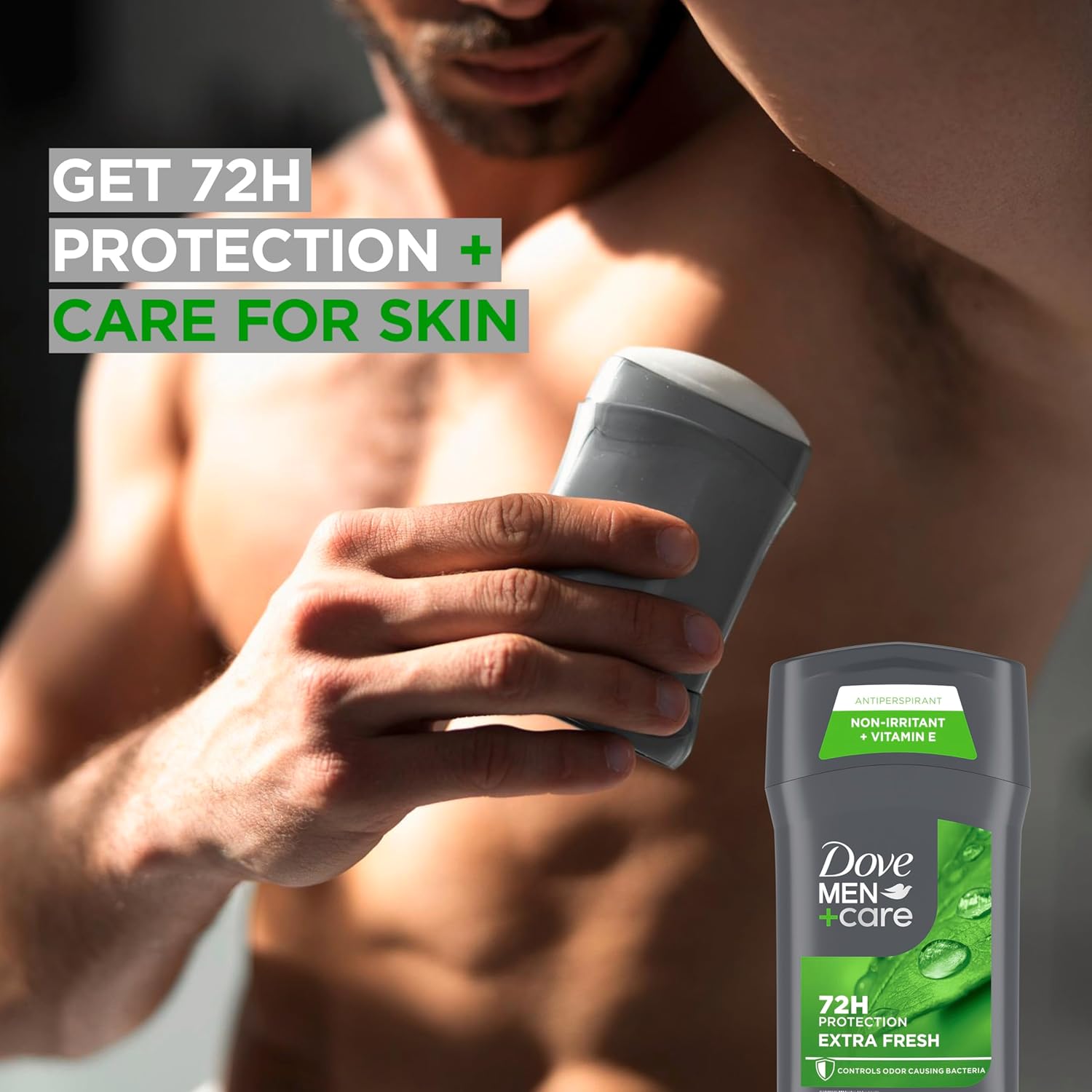 solid stick application method for even, mess-free coverage