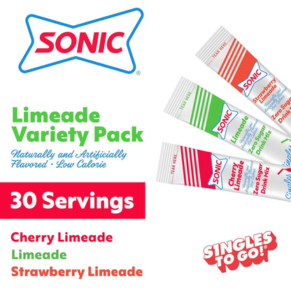 sonic signature ocean water flavor plus variety pack options with multiple flavors